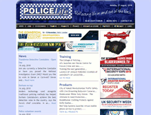 Tablet Screenshot of police-life.co.uk